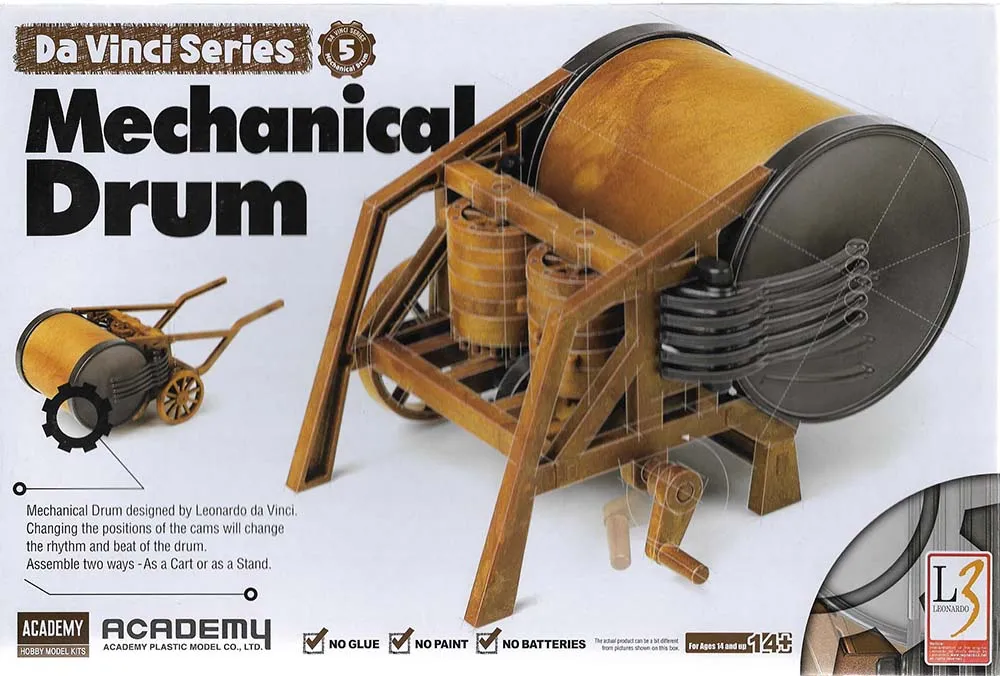 Механический барабан, серия "Да Винчи" Механический барабан, серия "Да Винчи"