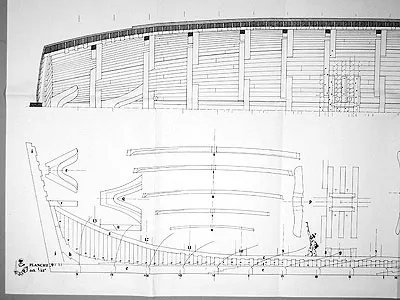 De L'Ambitieux (le trois-ponts de Tourville), 1680 + чертежи De L'Ambitieux (le trois-ponts de Tourville), 1680 + чертежи