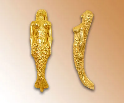 Носовая фигура Русалка, металл, 56 мм