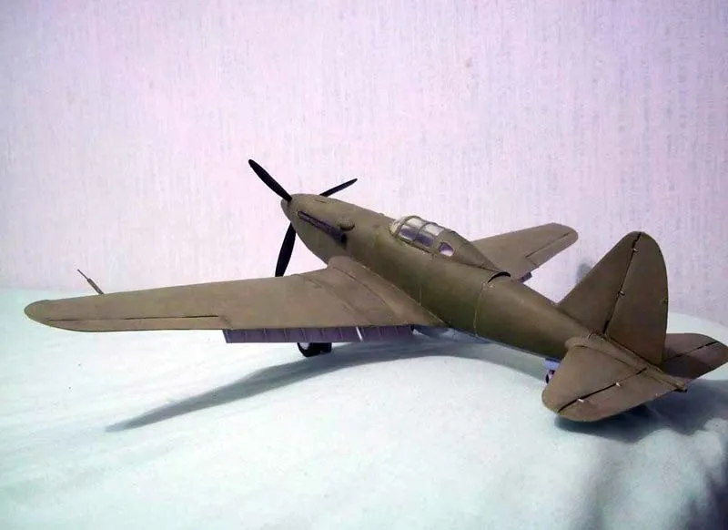 Модель из картона Истребитель