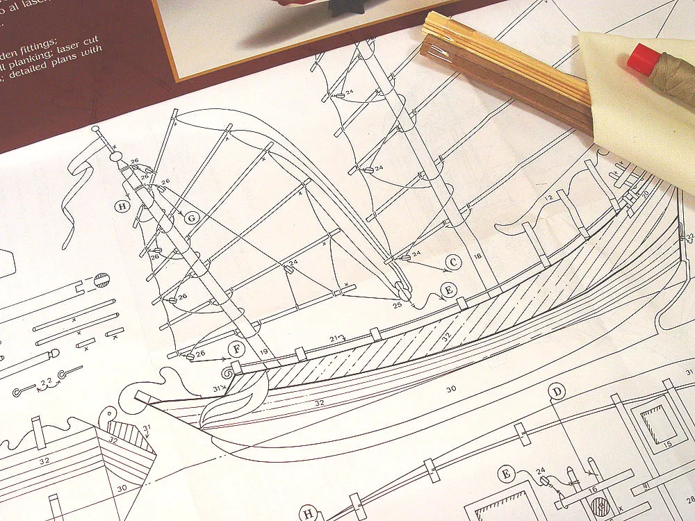 модель корабля Sampang