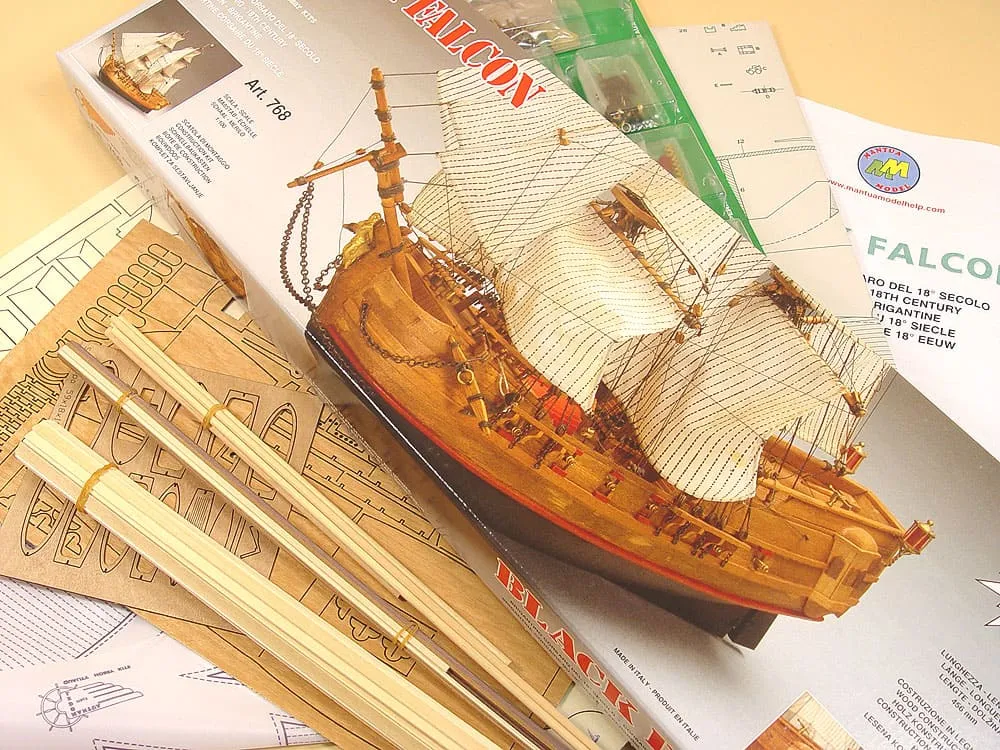 Модель корабля своими руками Black Falcon