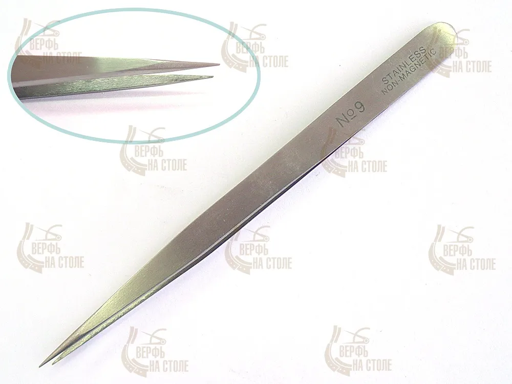 Остроконечный пинцет N 9, 13 см