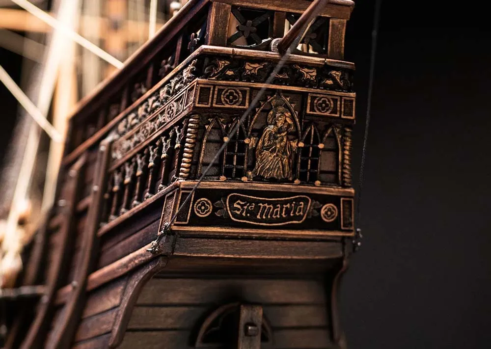 Santa Maria + паруса, подставка и стапель Santa Maria + паруса, подставка и стапель