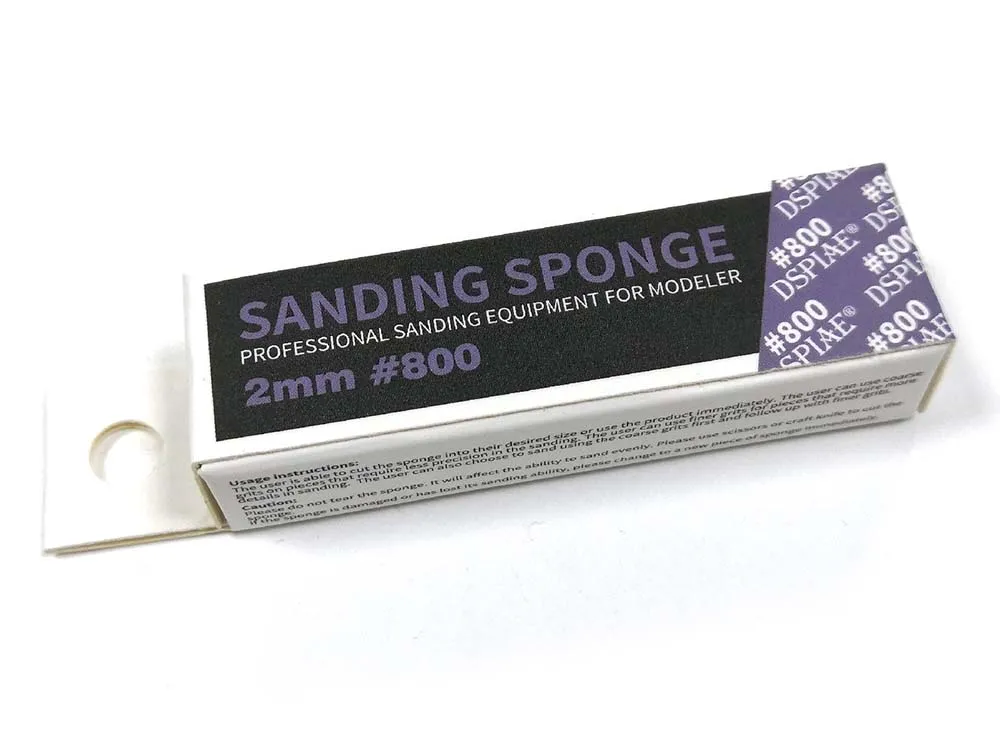 Шлифовальная губка 2 мм, зернистость 800, 5 шт Шлифовальная губка 2 мм, зернистость 800, 5 шт