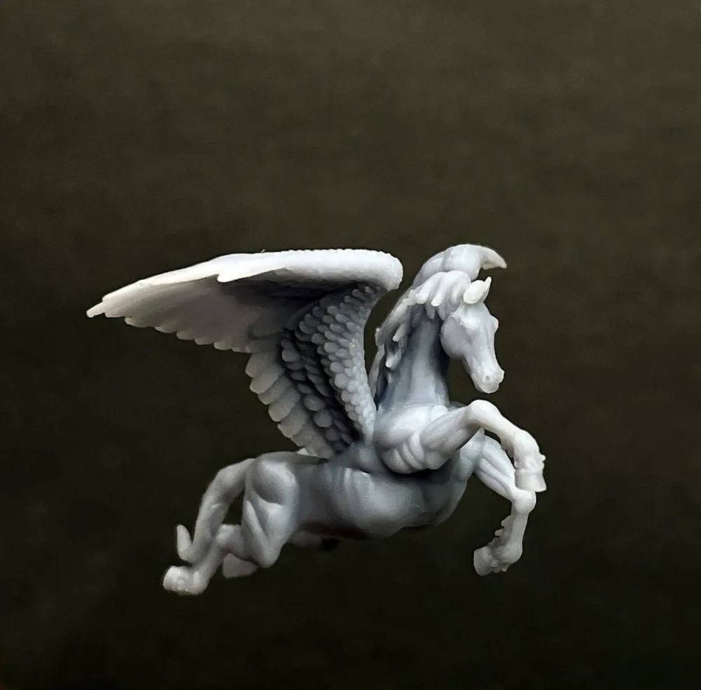 Носовая фигура Пегас №1, пластик, 37 мм, масштаб 1:64