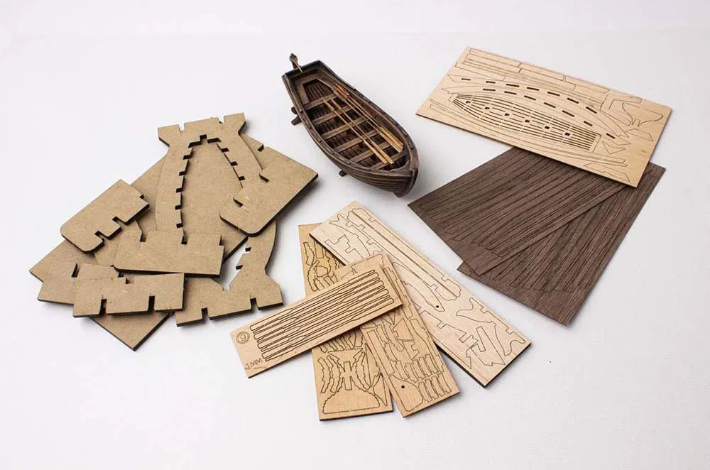 Шлюпка XV века, 136 мм Шлюпка XV века, 136 мм