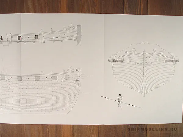 Le Cerf 1779-1780 + чертежи Le Cerf 1779-1780 + чертежи