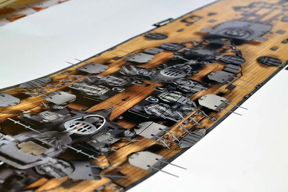 USS Missouri BB-63 + (Полный набор инструментов, клея и краски) USS Missouri BB-63 + (Полный набор инструментов, клея и краски)