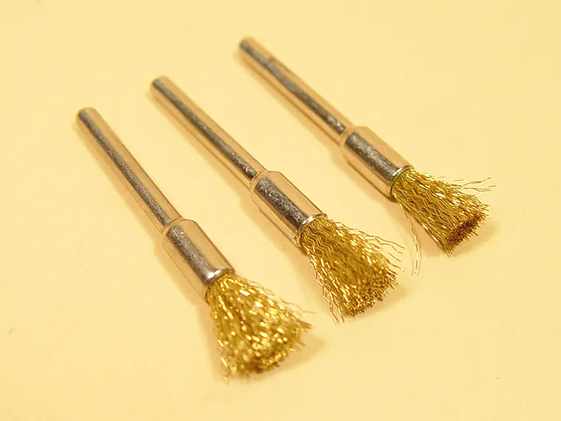 Латунная щетка,  5 мм, 3 шт JAS