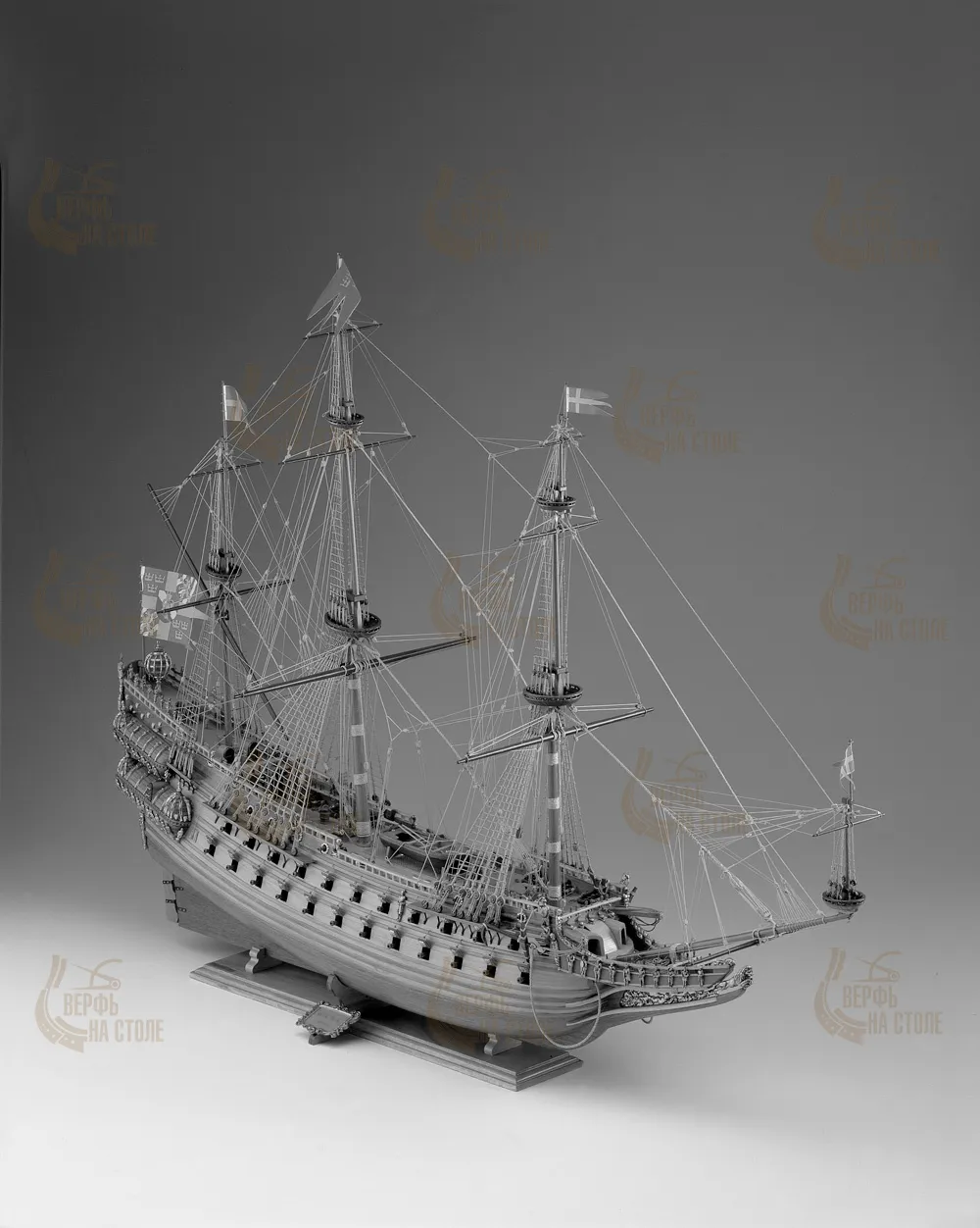 Чертеж корабля Wasa, масштаб 1:75 Чертеж корабля Wasa, масштаб 1:75