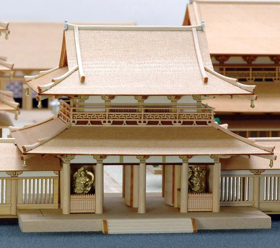 Диорама Horyu-Ji, западная часть Диорама Horyu-Ji, западная часть