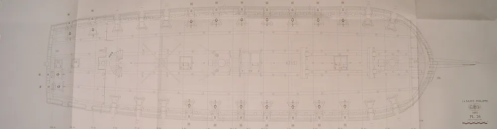 Saint Philippe, 1693 + чертежи