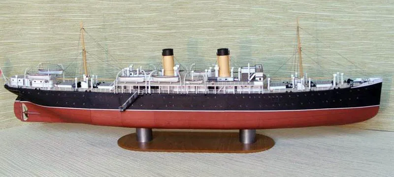 Модель из бумаги пароход "Орёл" Модель из бумаги пароход "Орёл"