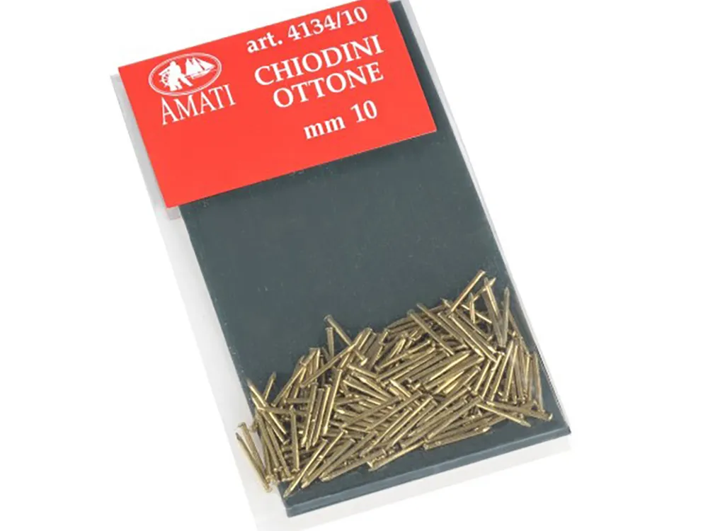 Гвоздь, латунь, 0,7х10 мм, 200 шт Гвоздь, латунь, 0,7х10 мм, 200 шт