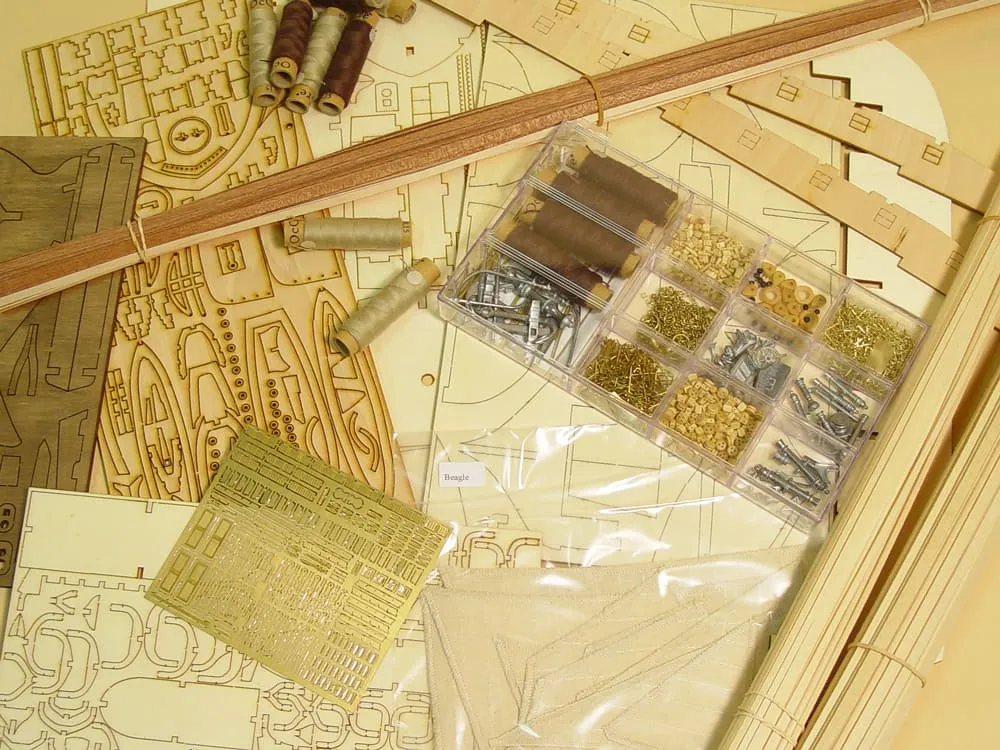 модель корабля своими руками HMS Beagle