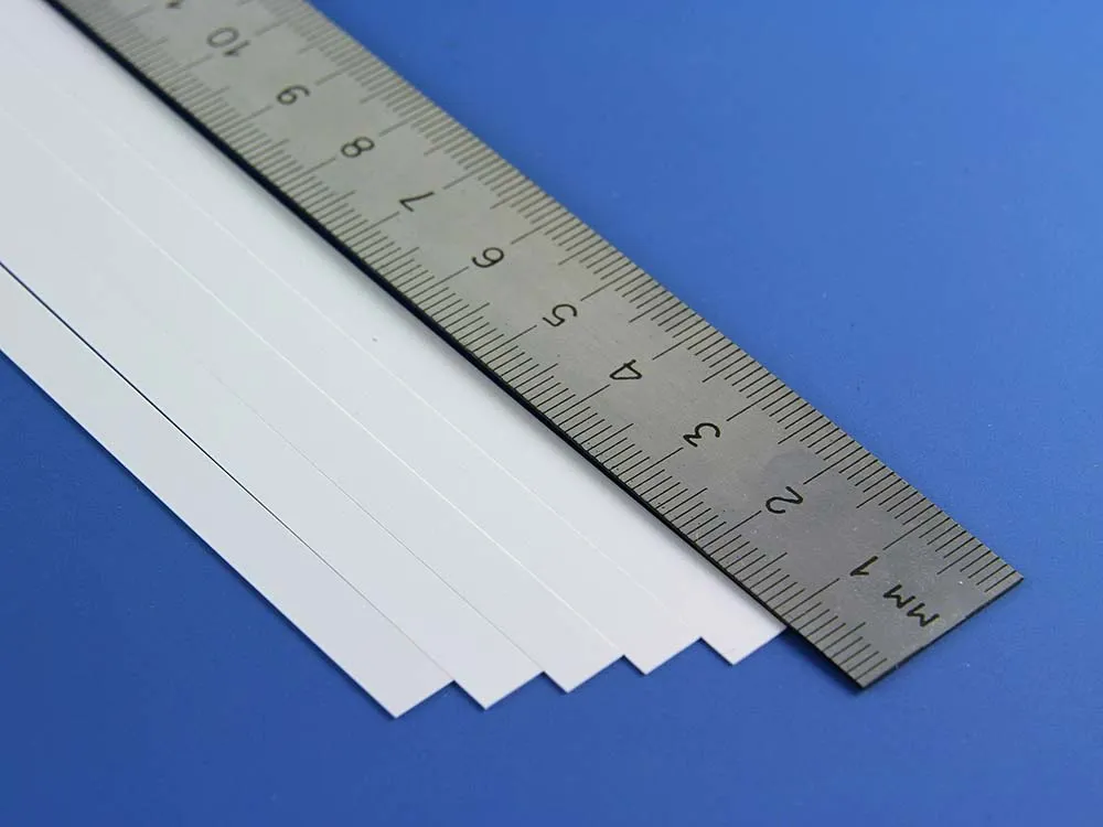 Полоска пластиковая 0,25х6,3 мм, 10 шт/уп.