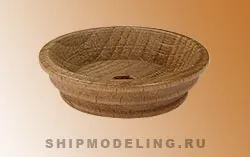 Марс, точеный, орех, 25 мм