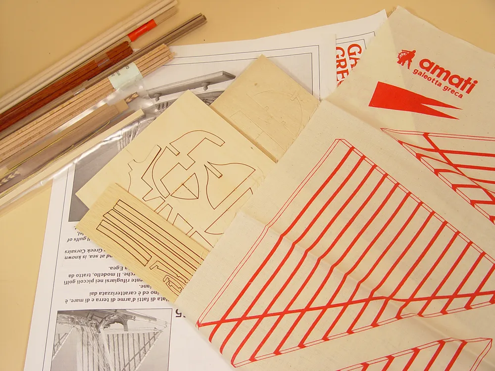 Эгейский галиот (Greek Galliot) + (Стартовый набор инструментов) Эгейский галиот (Greek Galliot) + (Стартовый набор инструментов)