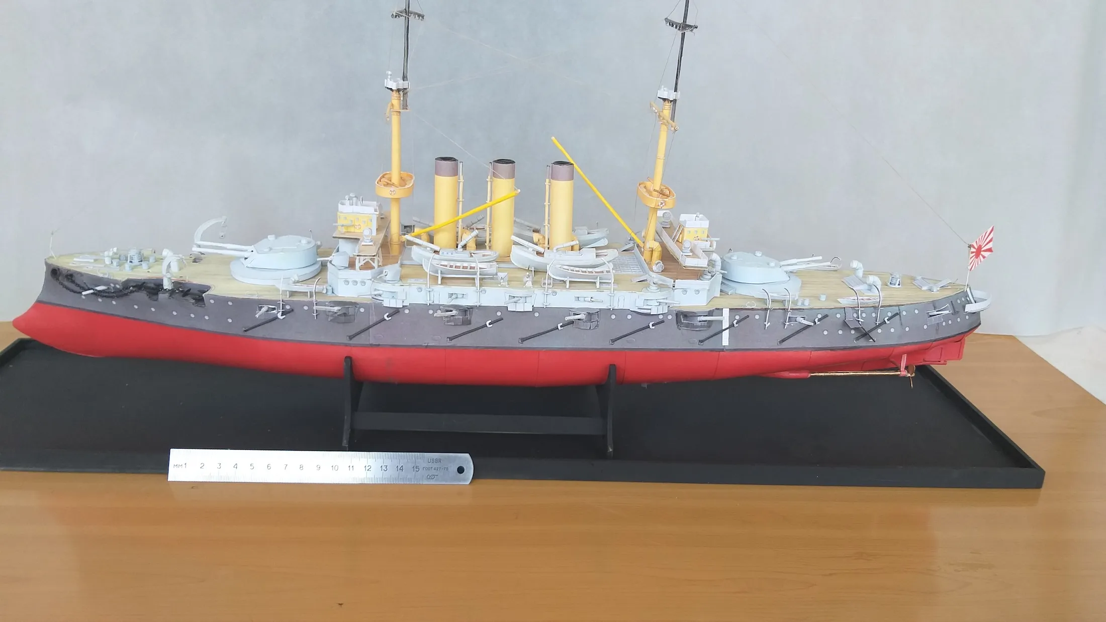 Модель корабля Броненосец “Shikishima” - Верфь на Столе
