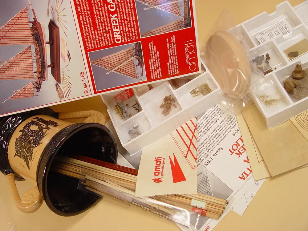 Эгейский галиот (Greek Galliot) + (Полный набор инструментов, клея и краски) Эгейский галиот (Greek Galliot) + (Полный набор инструментов, клея и краски)