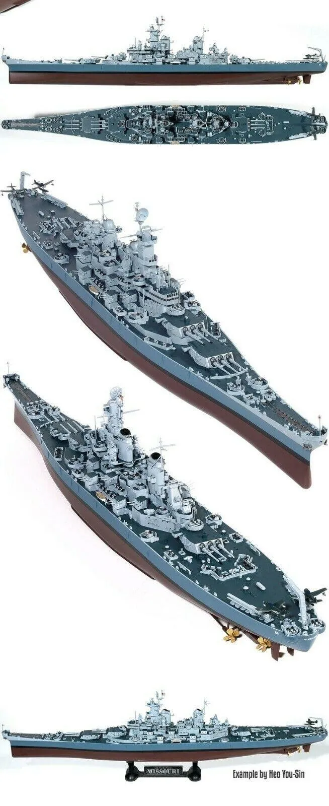 U.S. Navy Battleship USS Missouri BB-63 (1:400) U.S. Navy Battleship USS Missouri BB-63 (1:400)
