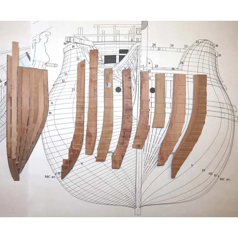 Дополнительные чертежи шпангоутов 74 gun ship Дополнительные чертежи шпангоутов 74 gun ship