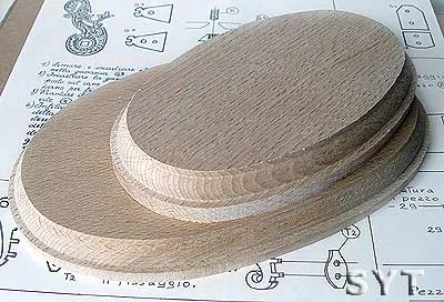 Овальное основание, дерево, 160х100мм