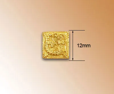 Декоративный элемент, русалка, 12 мм, металл