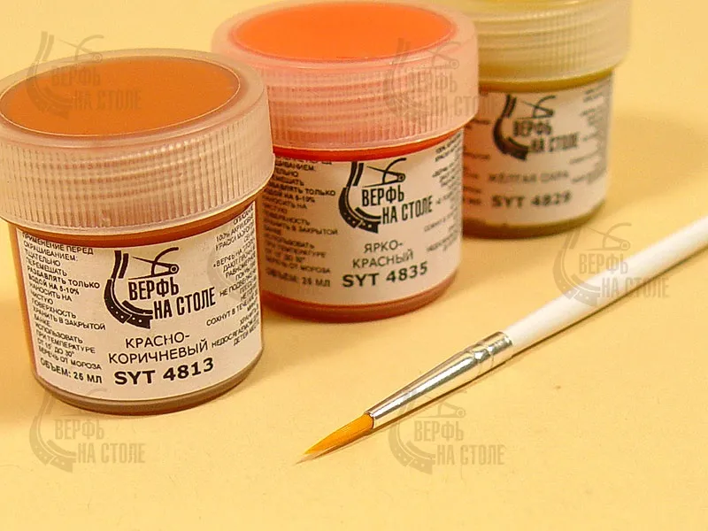 Кисть из синтетического волоса, круглая N 0