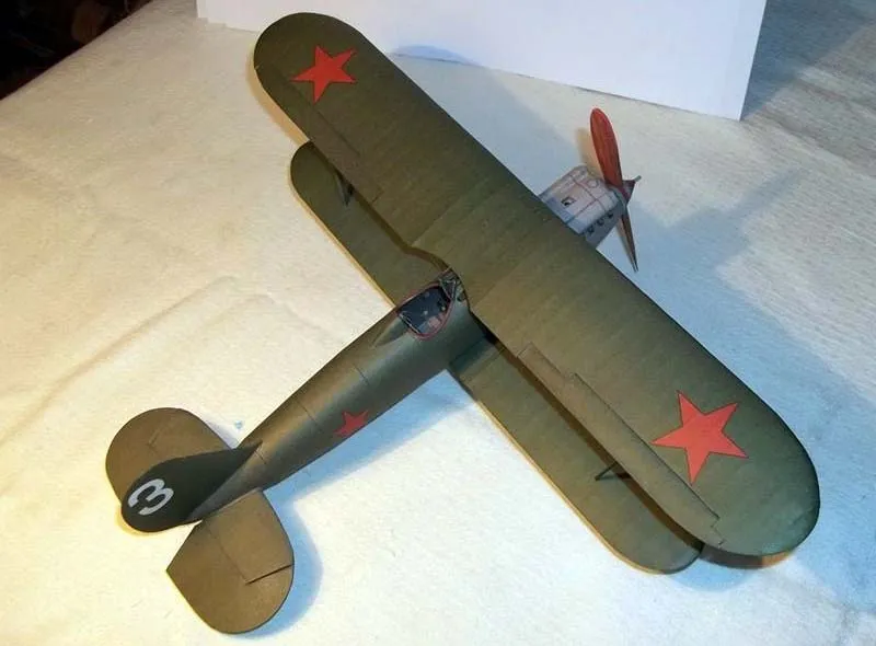 Модель из картона Истребитель И-3