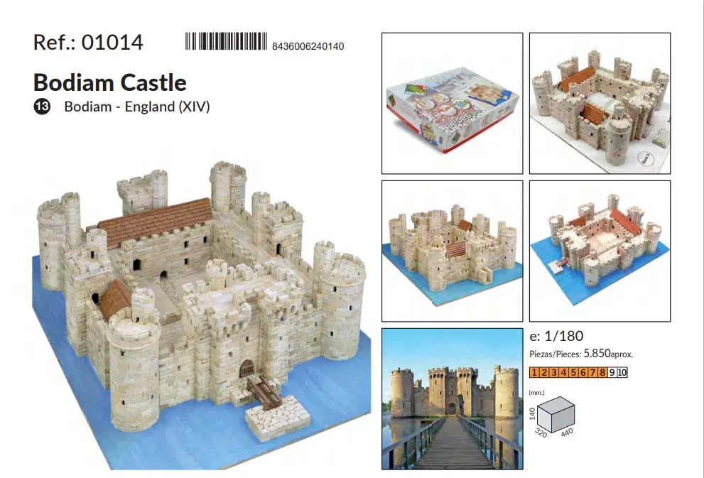 керамический конструктор купить Замок Bodiam, 5850 деталей керамический конструктор купить Замок Bodiam, 5850 деталей