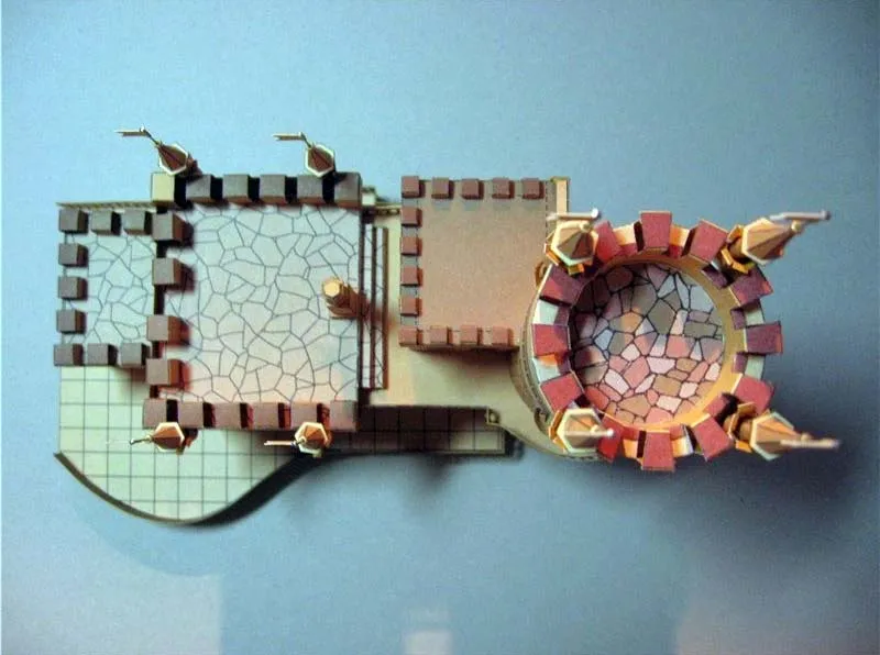 Модель из картона Дворец в Крыму