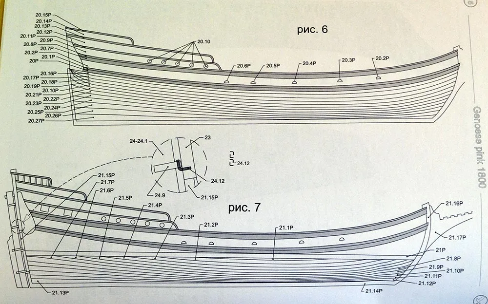 Модель из бумаги генуэзский пинк Модель из бумаги генуэзский пинк