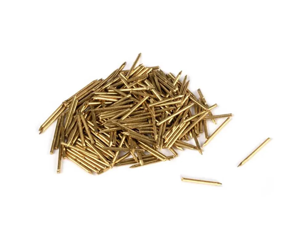 Гвоздь без шляпки, латунь, 11 мм, 200 шт Гвоздь без шляпки, латунь, 11 мм, 200 шт