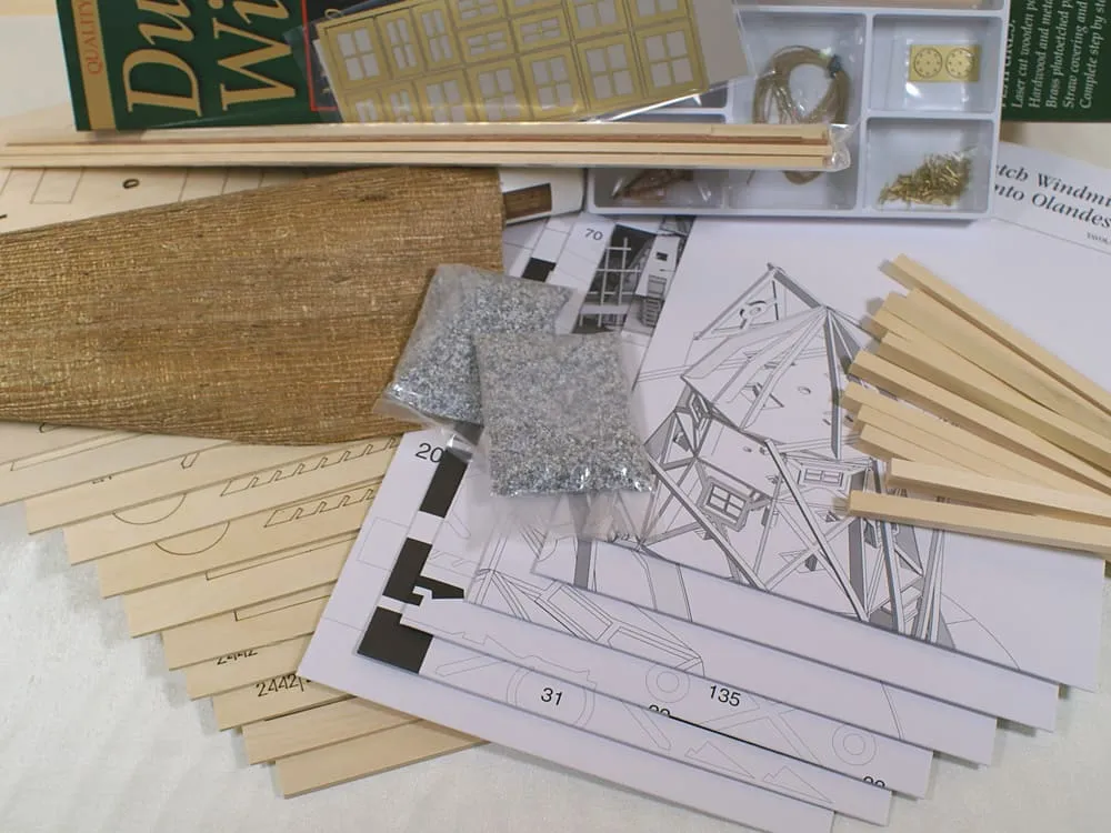 Сборная модель Фото Голландская мельница Сборная модель Фото Голландская мельница