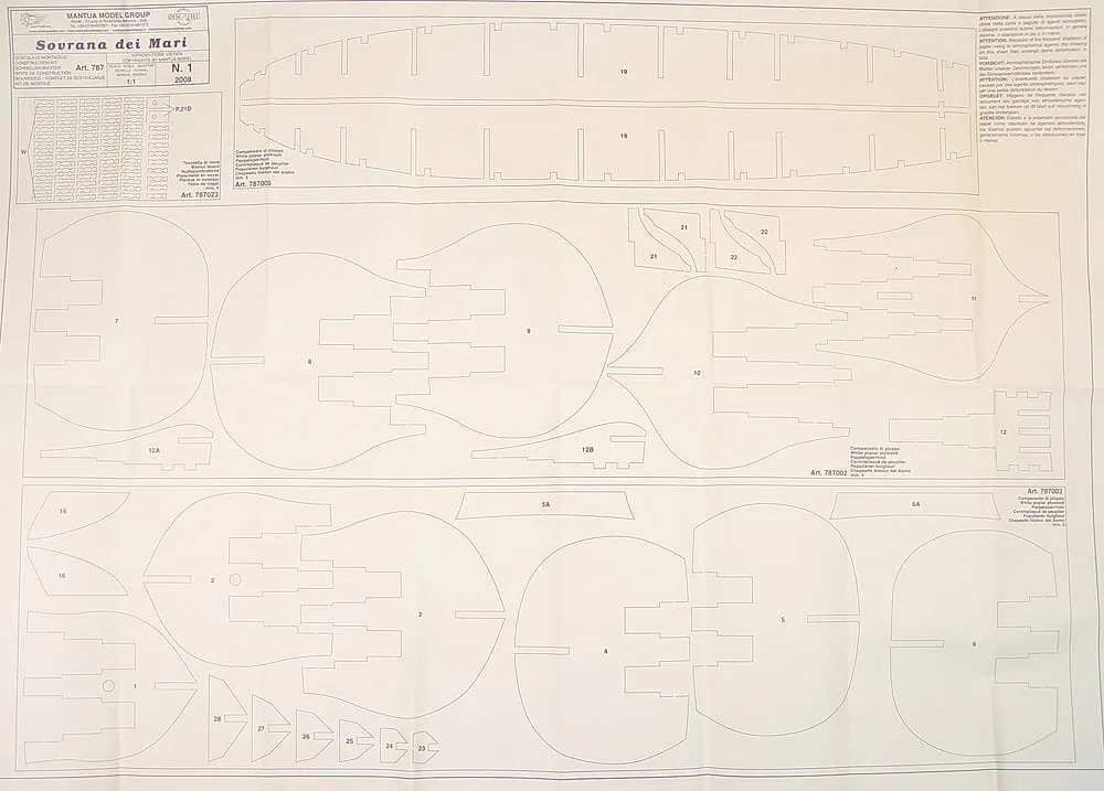 Чертеж корабля Sovereign of the seas Чертеж корабля Sovereign of the seas