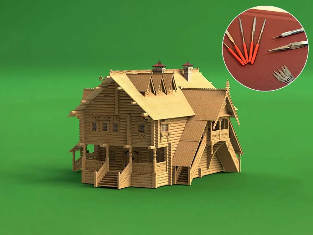 Терем в Китай-городе, 3370 деталей + (Стартовый набор инструментов)