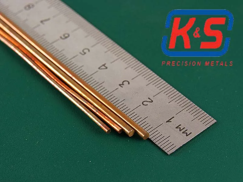 Ассортимент медных гибких прутков 1,6 и 2,4 мм, 4 шт