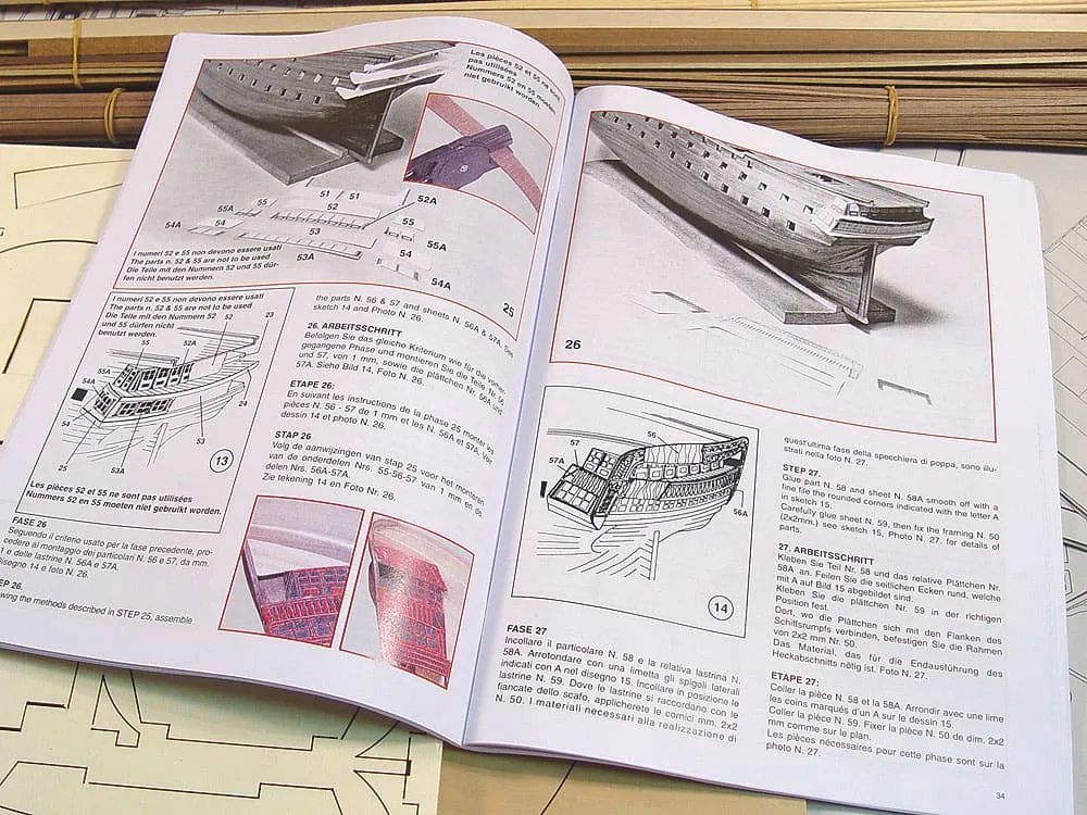 Модель корабля своими руками La Superbe