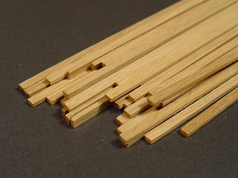 Рейка 4х4 мм, дуб, 4 шт