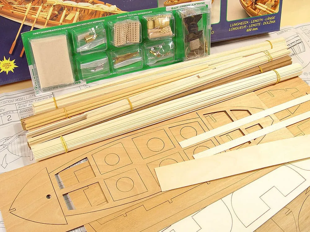 Модель корабля своими руками HMS Victory шлюпка Модель корабля своими руками HMS Victory шлюпка