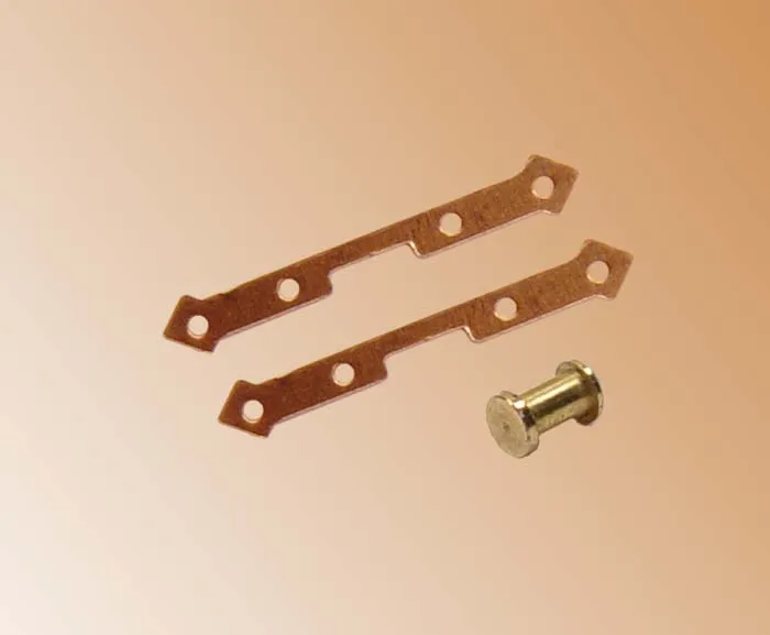 Петля для пушечного порта с втулкой , медь, 7 мм, 10 пар Петля для пушечного порта с втулкой , медь, 7 мм, 10 пар