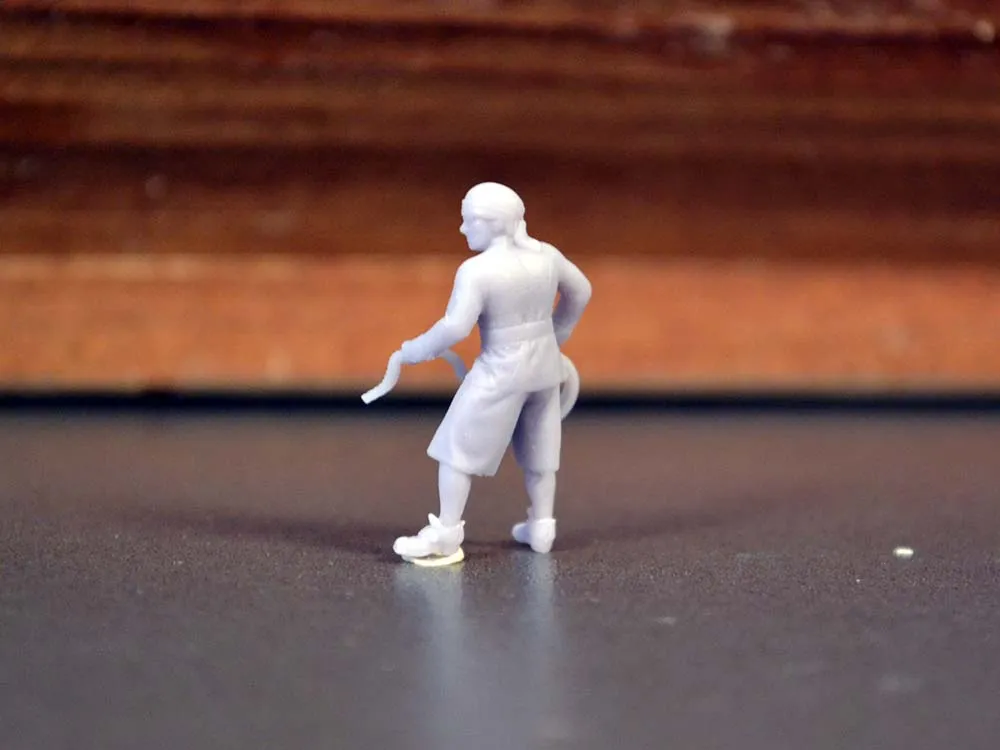 Фигурка матроса с канатом, 26 мм Фигурка матроса с канатом, 26 мм