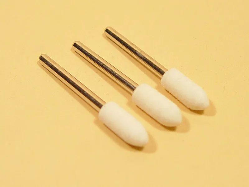 Диск полировальный, войлок, пуля,  6х16 мм, 3 шт JAS