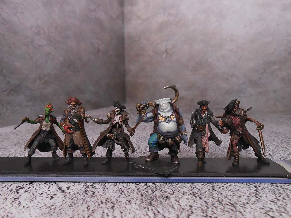 Набор фигурок пиратов 6шт. 1:50 (Вариант 2)