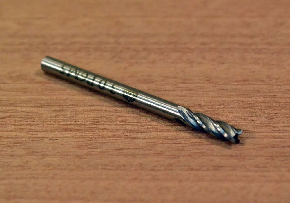 Фреза концевая трехзаходная, 3 мм