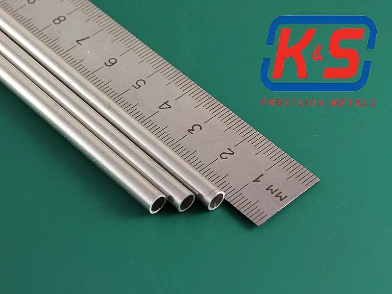 Тонкостенная алюминиевая трубка 5x0,45 мм, 3 шт