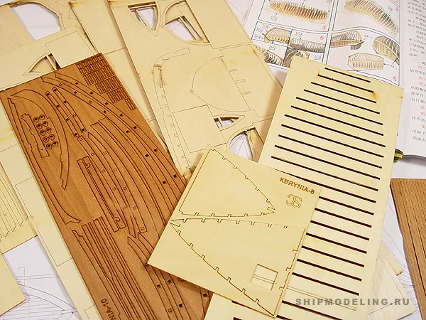 модель корабля для сборки Greek Ship Kyrenia