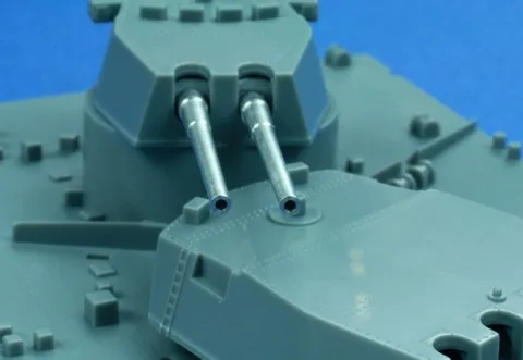 Точеные стволы для линкоров HMS King George V и пр., 10 шт Точеные стволы для линкоров HMS King George V и пр., 10 шт